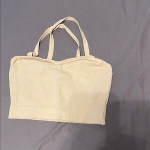 Elegant Cream crop top